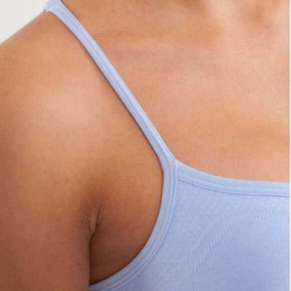 RARE Lululemon Lightweight Fitted Strappy Yoga Tank w/ Bra Lavender 6 NWOT - Picture 4 of 15